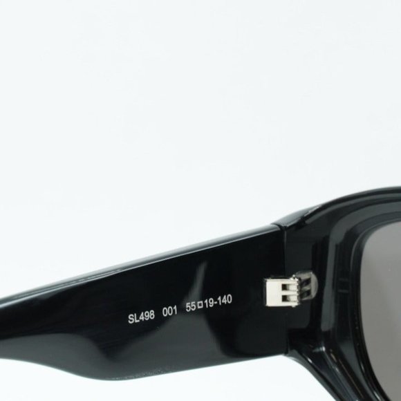 FINAL PRICE NEWEST SAINT LAURENT SL498 001 BLACK SUNGLASSES - Picture 6 of 12